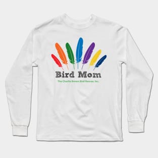 CB bird mom - black type Long Sleeve T-Shirt